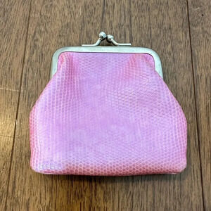 Pink coin purse
